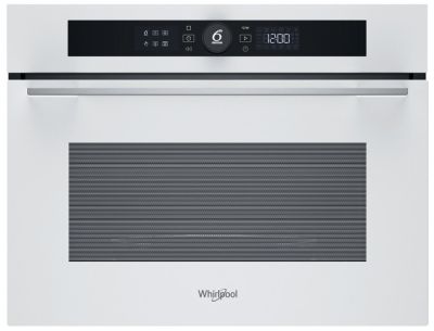 Духова шафа Whirlpool електрична компактна, 40л, дисплей, конвекція, ф-ція мікрохвиль, білий