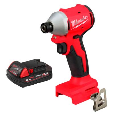 Гвинтоверт ударний акумуляторний Milwaukee M18 BLIDRC-0 18В АКБ1х2А·год 190Нм 0-3600об/хв 1.3кг
