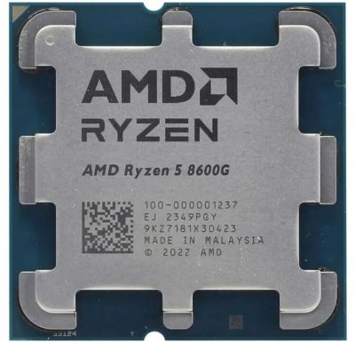 Центральний процесор AMD Ryzen 5 8600G 6C/12T 4.3/5.0GHz Boost 16Mb Radeon Graphics AM5 65W w/o cool