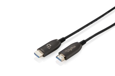 Кабель DIGITUS HDMI UHD 8K, AOC hybrid-fiber, type A M/M, 90м, чорний