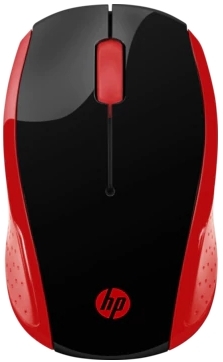 Миша HP 200, WL, червоний