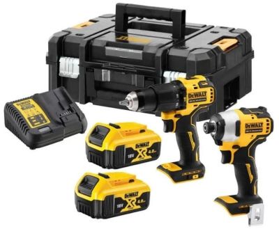 Набір із двох акумуляторних інструментів DeWalt дриль-шурупокрут DCD709 шурупокрут ударний DCF809 ак
