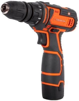 Шурупокрут-дриль акумуляторний Tekhmann TCD-12/2 BS Kit 12В 1х2А·год 30Нм 0-400·1400об/хв 1кг кейс з