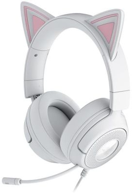 Гарнітура Razer Kraken Kitty V3 X, mini-jack, 1.3м, білий