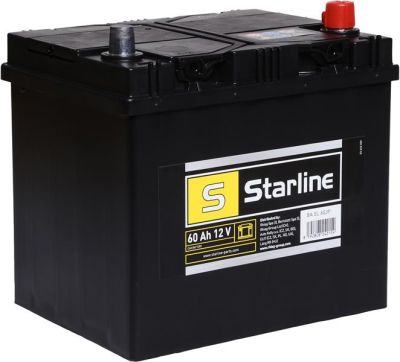 Акумулятор Starline 12В 60А·год 510А R+ (BA SL 60JP)