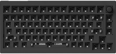 Клавіатура механічна Keychron V1 Max 84Key, Barabone, Knob, чорний