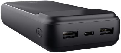 Акумулятор портативний літій-іонний power bank Trust Avala, 20000мА·год, 2хUSB-A/USB-C, 20W, PD/QC 3