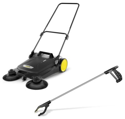 Підмітальна машина Karcher S 4 Twin Go!Further ручна захват 68см контейнер 20л 10.2кг