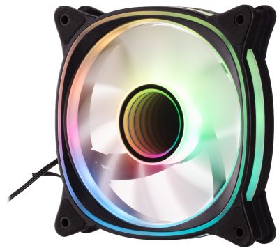 Корпусний вентилятор 2E GAMING Air Cool X Fan ACF120XB-ARGB, 120мм, 1200rpm, 3pin, 3pin +5VARGB, 20,