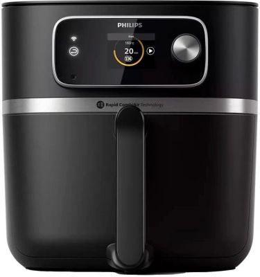 Мультипіч Philips Combi XXL Connected, 2200Вт, чаша-8.3л, сенсорне керув., пластик, чорний