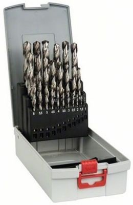 Набір свердел по металу Bosch Professional HSS-G ProBox, 1-13мм, кейс, 25шт