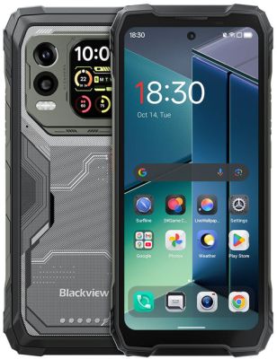 Смартфон Blackview XPLORE 1 Pro 5G 6.78" 12/256ГБ, 2SIM, 20000мА•год, чорний (з тепловізором)