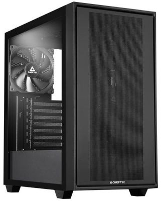Корпус CHIEFTEC Gaming Night Hunter, без БЖ, 2xUSB3.0, 1xUSB3.2 Gen2 Type-C, 4x140мм, VGA 425мм, LCS