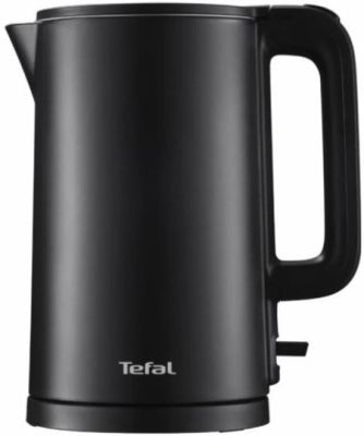 Електрочайник Tefal Thermo Protect, 1.5л, пластик, нержавіюча сталь, чорний