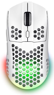 Миша Trust GXT 929 Helox, WL/USB-A, білий