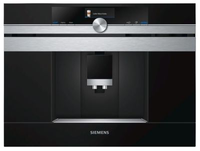 Кавомашина Siemens вбудована, 2.4л, зерно+мелена, автомат.капуч, LED-дисплей, авторецептів -29, чорн