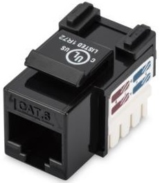 Модуль DIGITUS Keystone CАТ 6 RJ45, UTP, білий