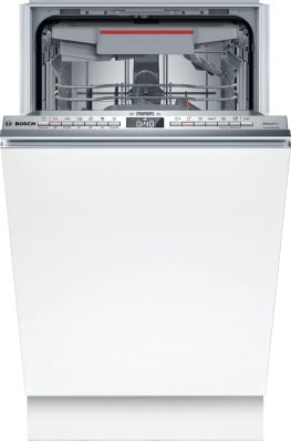 Посудомийна машина Bosch вбудована, 10компл., E, 45см, дисплей, 3й кошик, білий