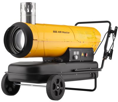 Теплова гармата дизель/гас 2E PowerHeat D30i, непрямого нагріву, 30кВт, 400м2, 780м3/год, колеса, IP