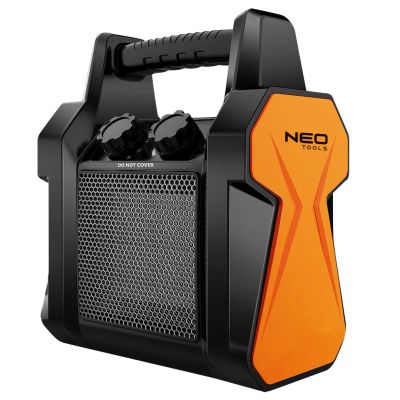 Теплова гармата електрична Neo Tools, 3кВт, 30м2, 210м3/год, керамічний нагрів. елемент (PTC), перен