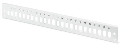 Фронтальна панель DIGITUS патч-панелі 24x LC Duplex, SC Simplex, E2000 Simplex 1U, quick lock