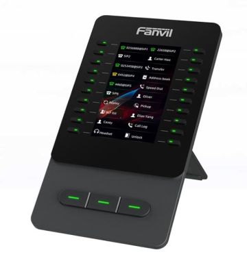 Модуль розширення Fanvil EM60, 1xUSB-C, 1xUSB-A, 4.3" кольоровий екран, до 60 DSS клавіш для V65, V6