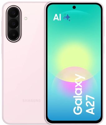 Смартфон Samsung Galaxy A27 5G (A276) 6.7" 8/256ГБ, 2SIM, 5000мА•год, рожевий світлий