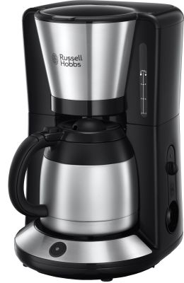 Кавоварка Russell Hobbs крапельна Adventure, 1л, мелена, чорно-сріблястий