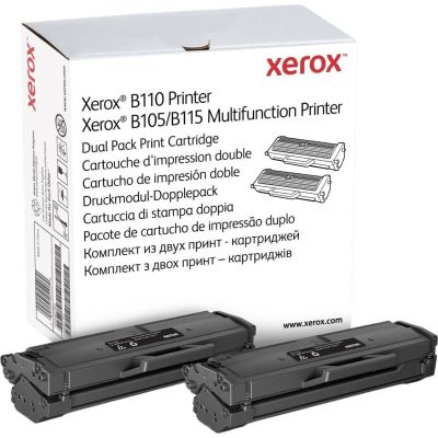 Xerox Картридж B105/B110/B115 Black (2x1500 стор) Dual Pack