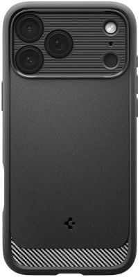 Чохол Spigen для iPhone 17 Pro, Rugged Armor MagFit, Matte Black