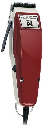 Машинка для стрижки Moser Edition Burgundy, від мережі, вібраційний мотор, насадок-4, сталь, бордови