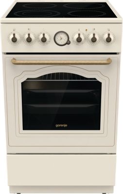Плита Gorenje електрична склокерамічна, 70л, 50x60см, бежевий