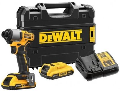 Шурупокрут ударний акумуляторний DeWalt XR Li-Ion 18В акб 2х2А·год 192Нм 3200об/хв 4200уд/хв кейс TS