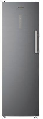 Морозильна камера Whirlpool, 186.5x59.7х70.9, 286л, E, NF, дисплей, інв., нерж