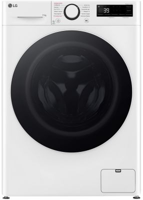 Пральна машина LG фронтальна, 11кг, 1400, A, 57см, дисплей, пара, інвертор, білий