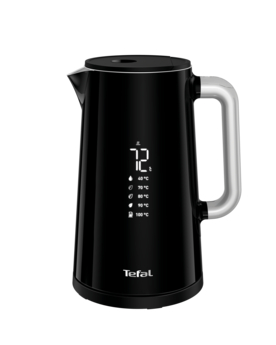 Електрочайник Tefal DIGITAL, 1.7л, LED дисплей, з подвійними стінками, глянець, чорний