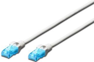 Патч-корд DIGITUS CAT 5e UTP, 5м, AWG 26/7, CCA, PVC, білий