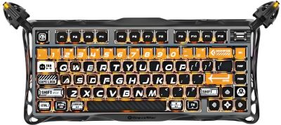 Клавіатура механічна GravaStar Mercury K1 Pro 80keys, GravaStar x Kailh Speedy Mint, BT/WL/USB, RGB,