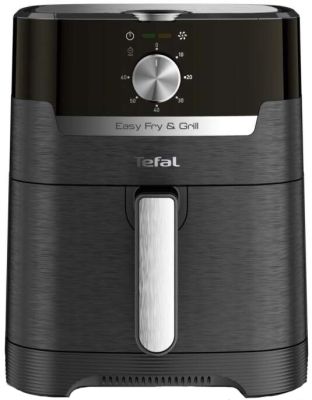 Мультипіч Tefal AirFry&amp;Grill, 1550Вт, чаша-4.2л, електронне керув., пластик, чорний