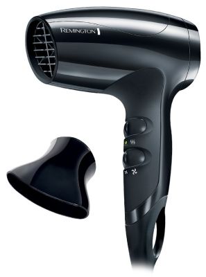 Фен Remington дорожній Compact, 1800Вт, 3 режими, еко режим , чорний