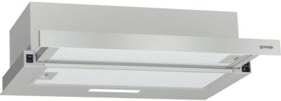 Витяжка Gorenje телескопічна, 60см, 350м.куб/год, нерж.