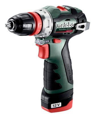Шурупокрут-дриль акумуляторний Metabo PowerMaxx BS BL Q 12В 2х2.0А·год 20·38Нм кейс 0-400·0-1500об/х