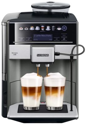 Кавомашина Siemens 1.7л, зерно + мелена, автомат.капучинатор, LED - дисплей, авторецептів - 12, чорн