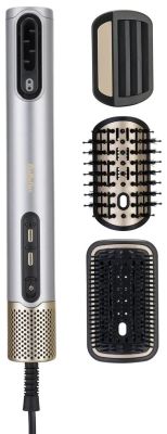 Фен-щітка Babyliss Limited Edition SilverGold, 1600Вт, 4 режими, іоніз-я, хол. обдув, кераміка, сіри