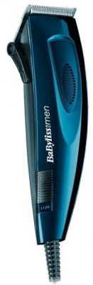 Машинка для стриження  Babyliss, від мережі, насадок-8, сталь, синій