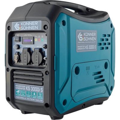 Генератор бензиновий інверторний Konner&amp;Sohnen KS 3000i S 230В, 3-3.3кВт, ручний стартер, 23кг