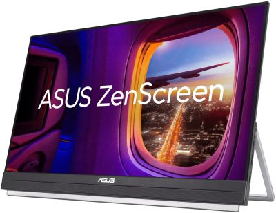 Монітор портативний Asus 21.5" ZenScreen MB229CF HDMI, USB-C, MM, IPS, 100Hz, AdaptiveSync, Pivot, C