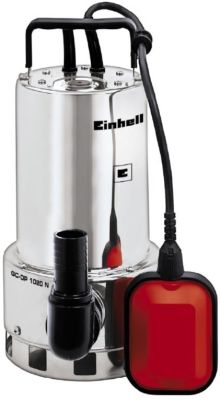 Насос дренажний Einhell GC-DP 1020 N, 1000Вт, 18000л/год, вис. 9м, глиб. 5м, нержавіюча сталь, 7.2кг