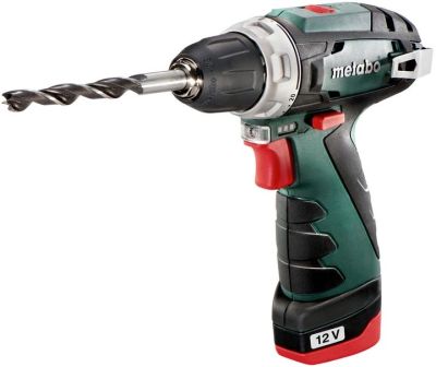 Шурупокрут-дриль акумуляторний Metabo PowerMaxx BS BASIC 12В 2х2А·год 17·34Нм 0-360·0-1400об/хв 0.8к