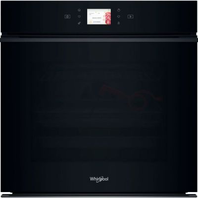 Духова шафа Whirlpool електрична, 73л, A+, дисплей, конвекція, піроліз, телескопічні напрямні, чорни